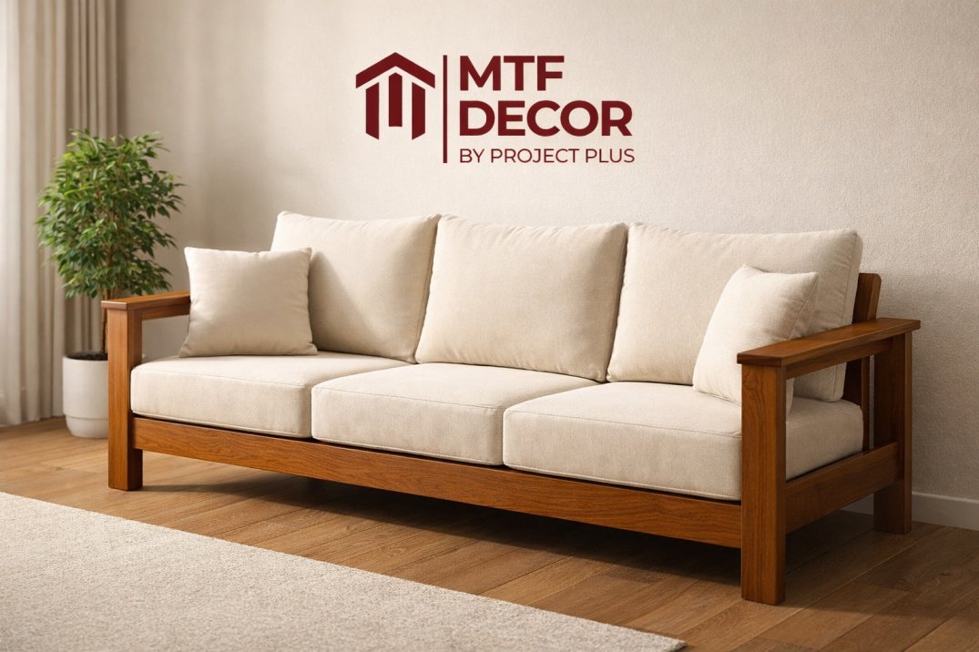 Wooden sofa