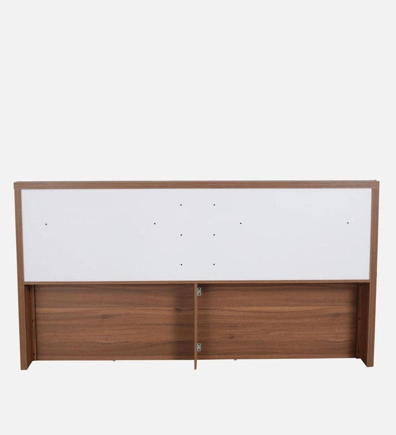 Monarch King Size Bed in Natural Wenge Finish with Hydraulic Storage