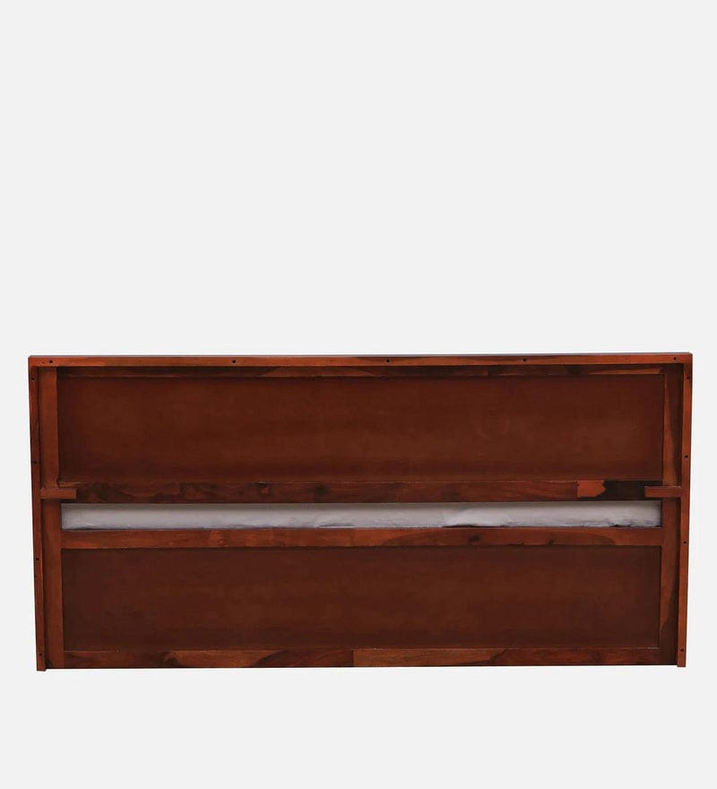 Sheesham Wood King Size Bed in Dark Brown Colour with Box Storage