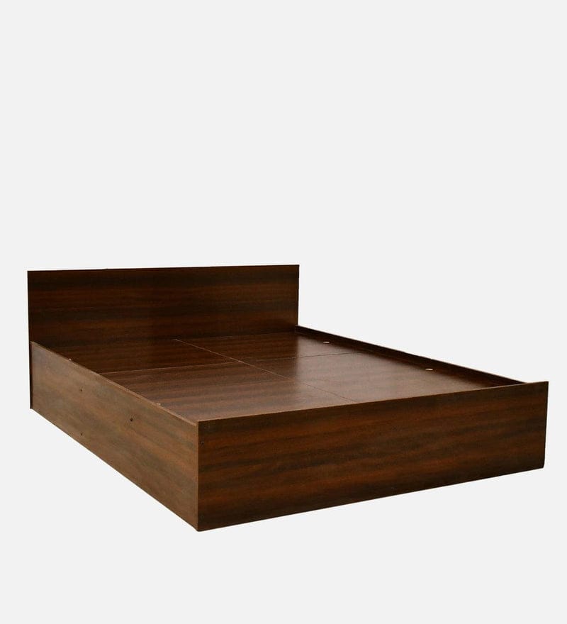 King Size Bed in Virola Wood Finish with Box Storage