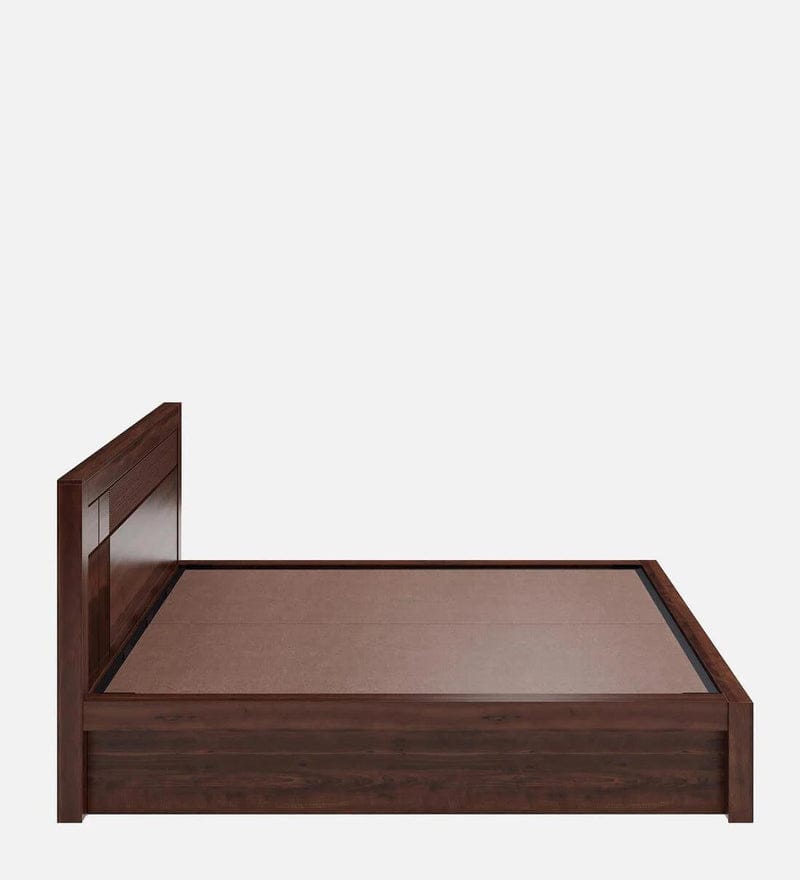Sheesham Wood King Size Bed in Brown Colour With Hydraulic Storage