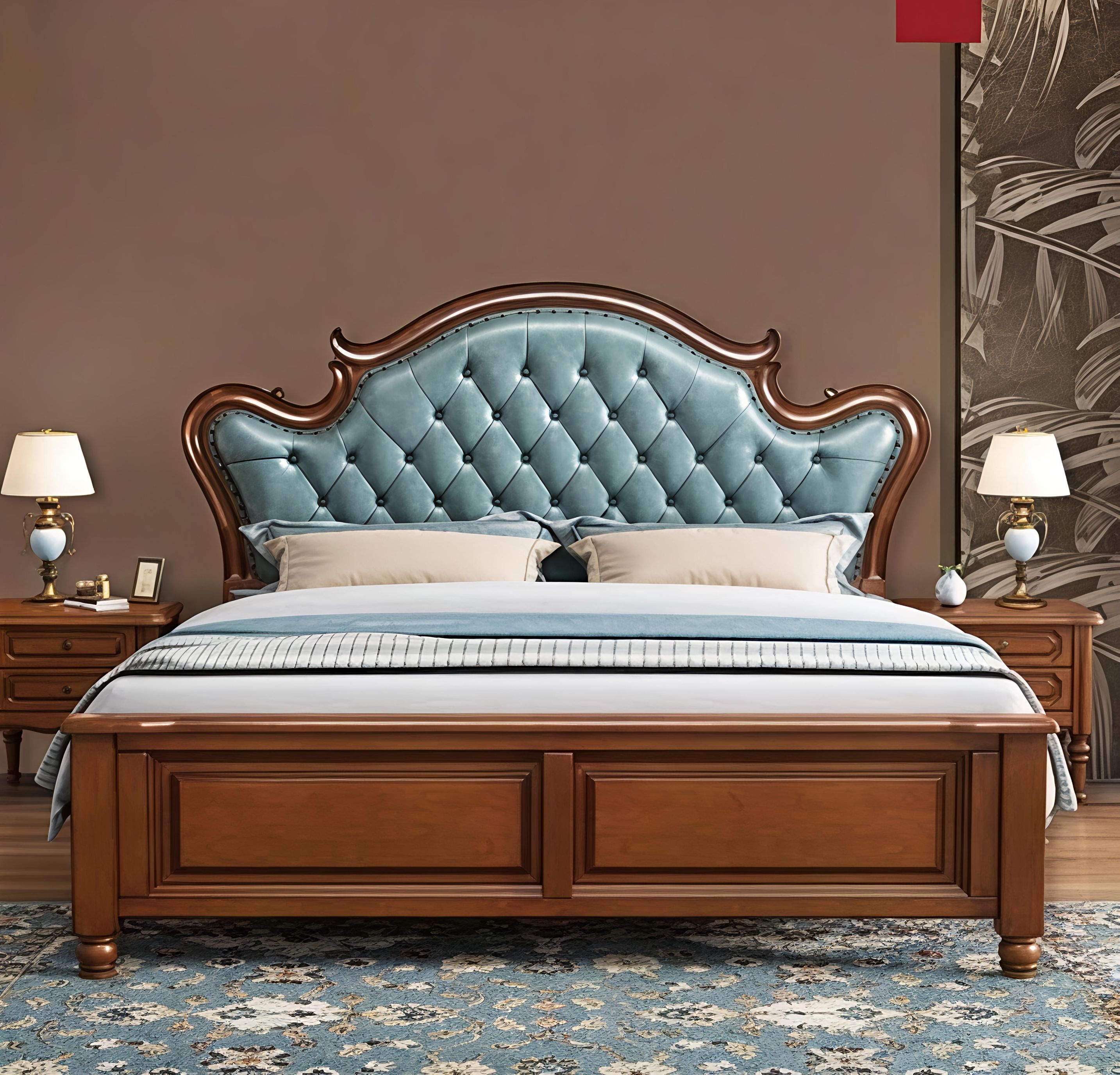 Sheesham Wood King Size Bed