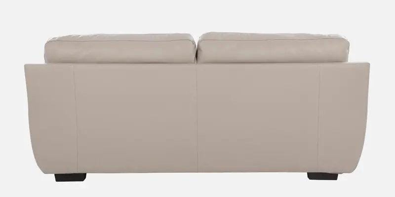 Leather 3 Seater Sofa in Cream Colour