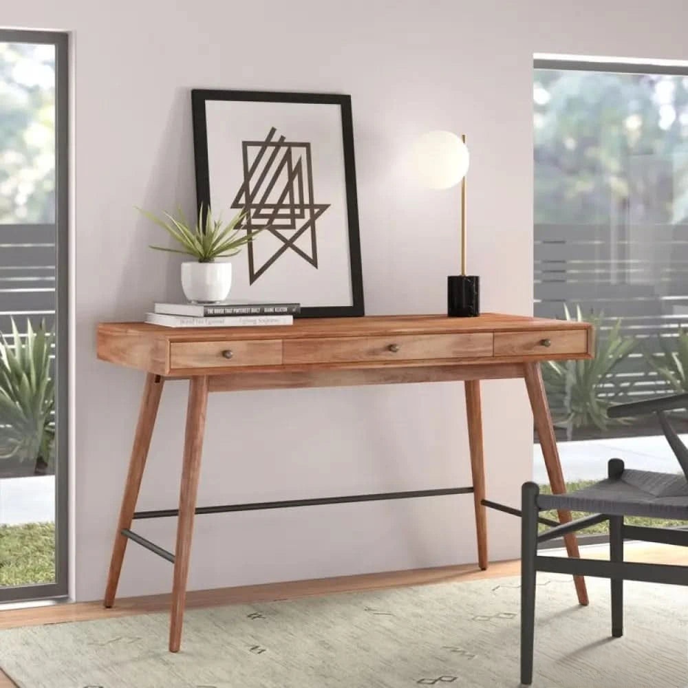 Wooden Bazar Premium Kids Foldable Study Table (Solid Wood Build)